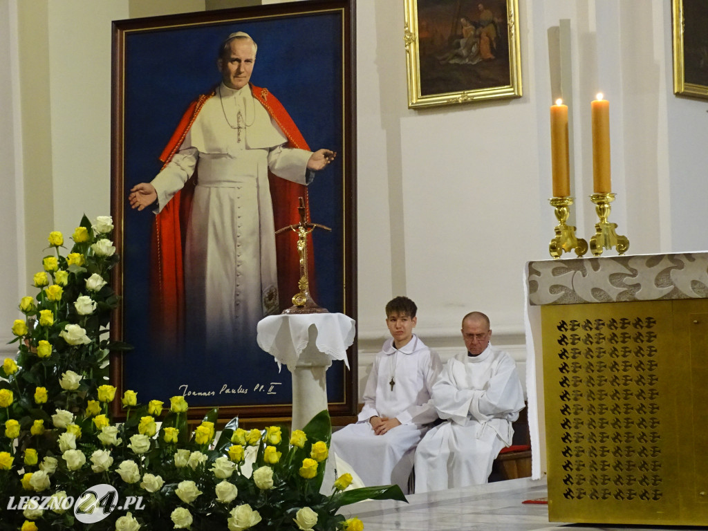 Relikwie św. Jana Pawła II w Lesznie
