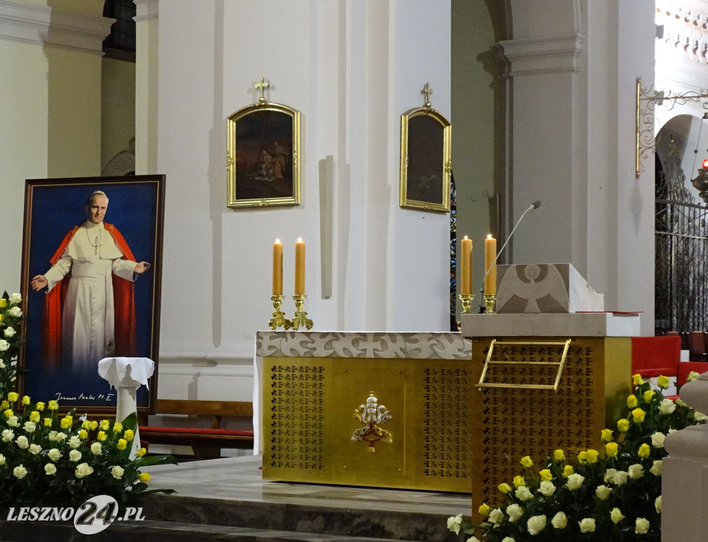 Relikwie św. Jana Pawła II w Lesznie