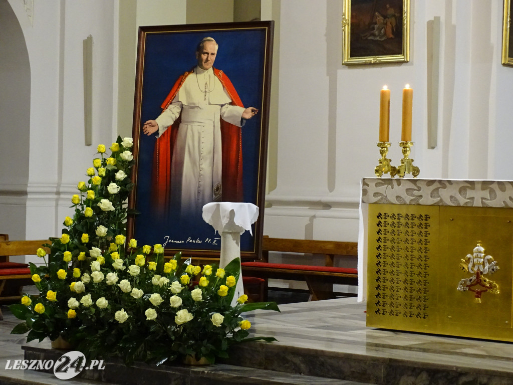 Relikwie św. Jana Pawła II w Lesznie