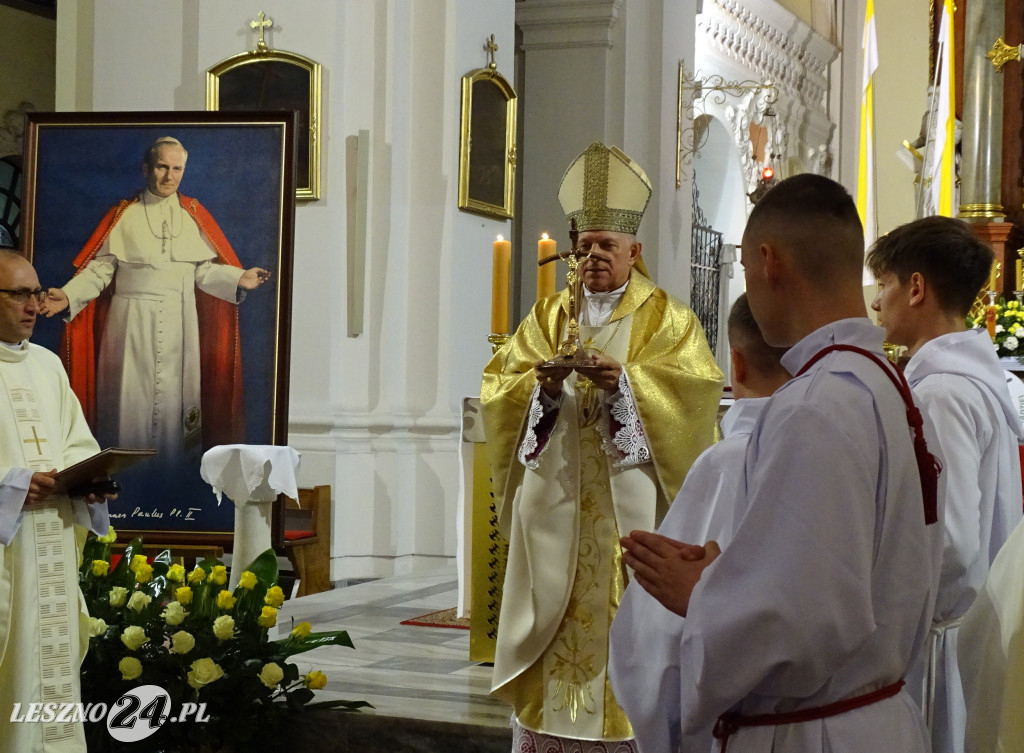 Relikwie św. Jana Pawła II w Lesznie