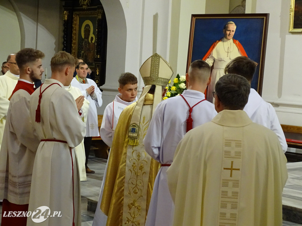 Relikwie św. Jana Pawła II w Lesznie