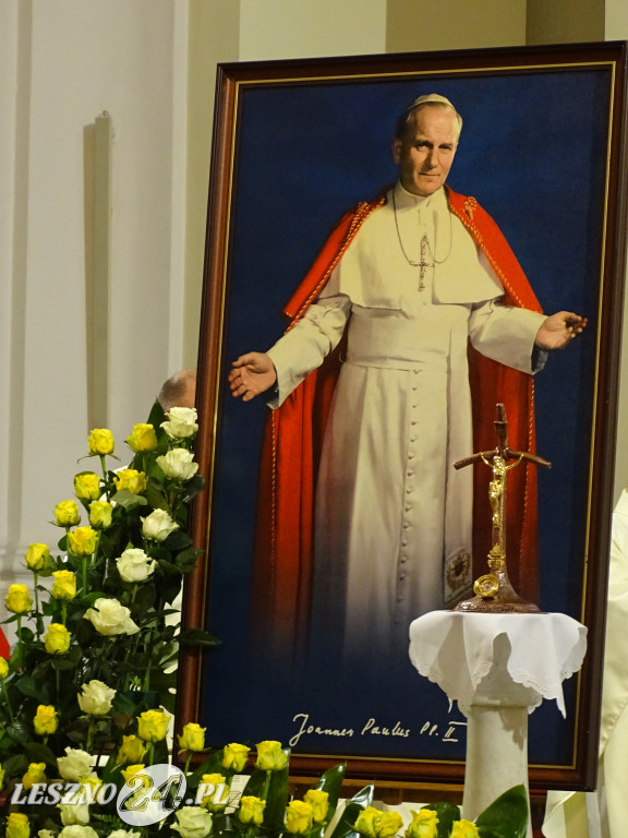 Relikwie św. Jana Pawła II w Lesznie