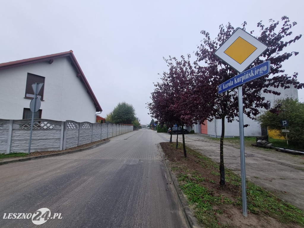 Przebudowane ulice w Rydzynie