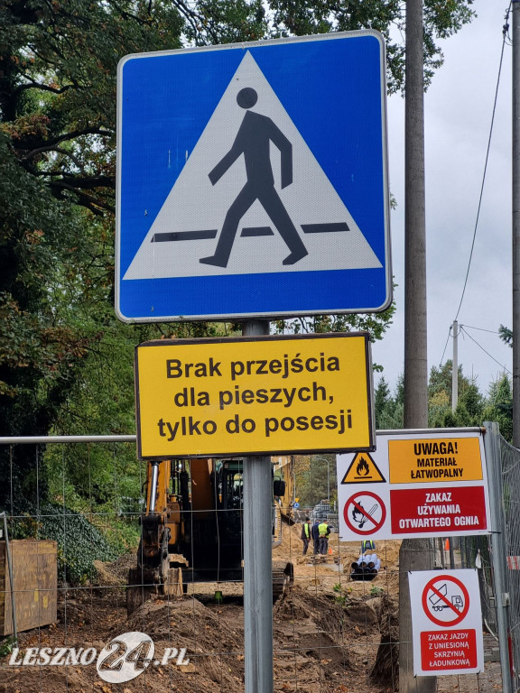 Przebudowa ulicy Kiepury w Lesznie