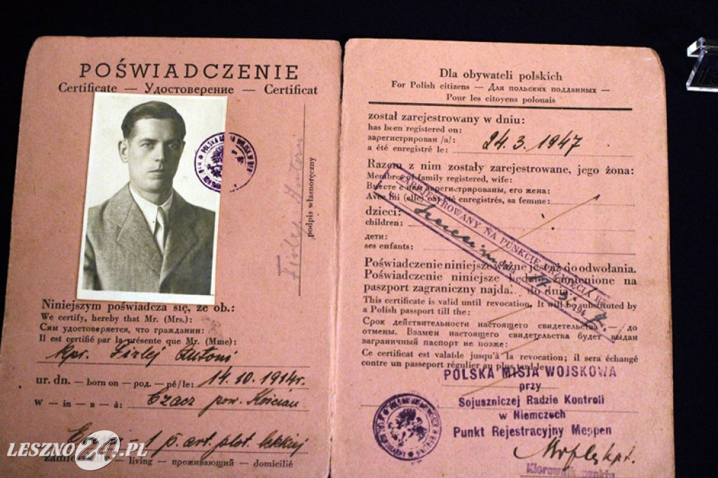 Muzeum w Lesznie otrzymało pamiątki po żołnierzu