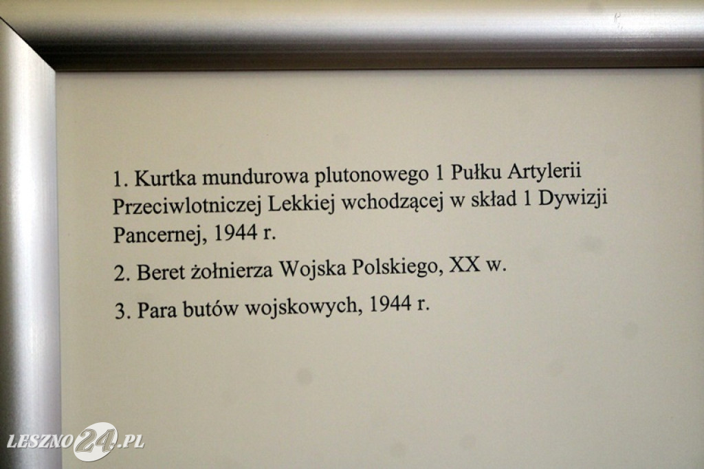 Muzeum w Lesznie otrzymało pamiątki po żołnierzu