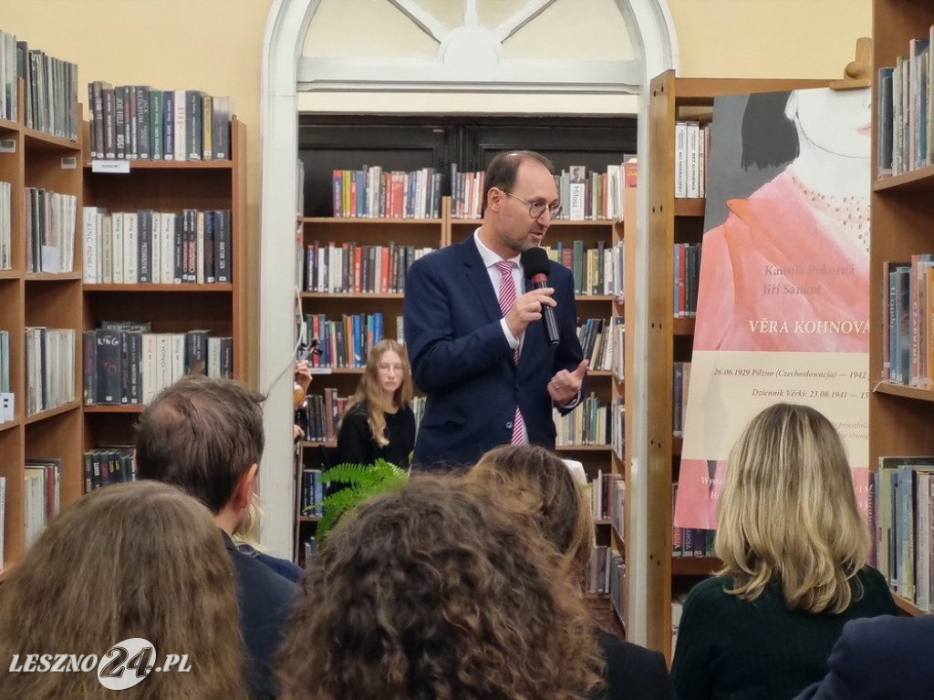 Wernisaż Dziennik Věrki w Bibliotece Dwójka w Lesznie