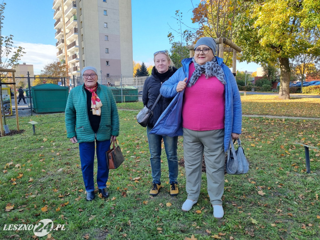 Sadzenie drzew w Parku Grody Leszczyńskie