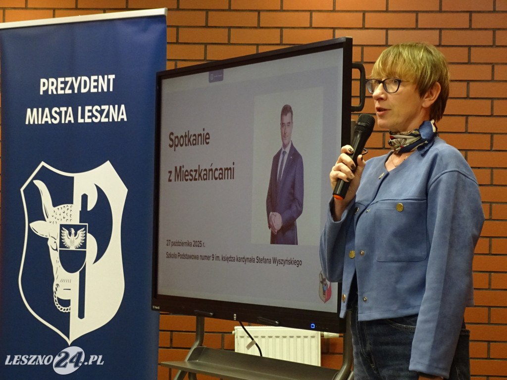 Spotkanie prezydenta Leszna z mieszkańcami Zatorza