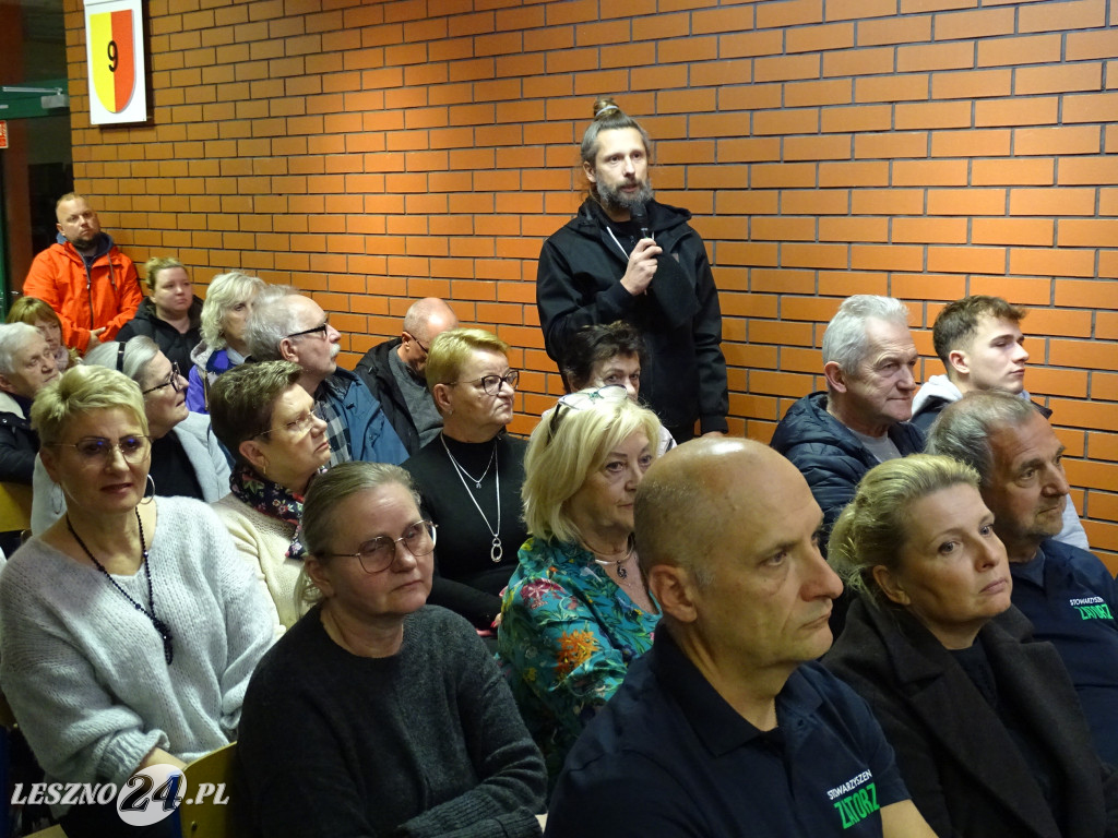 Spotkanie prezydenta Leszna z mieszkańcami Zatorza