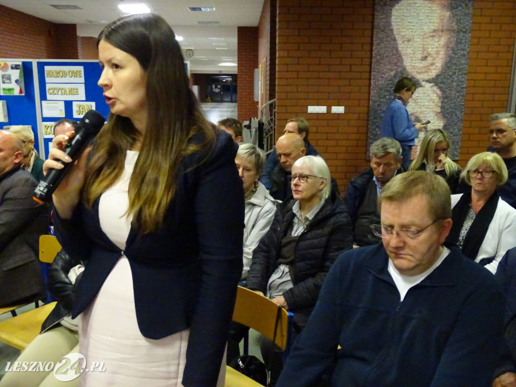 Spotkanie prezydenta Leszna z mieszkańcami Zatorza