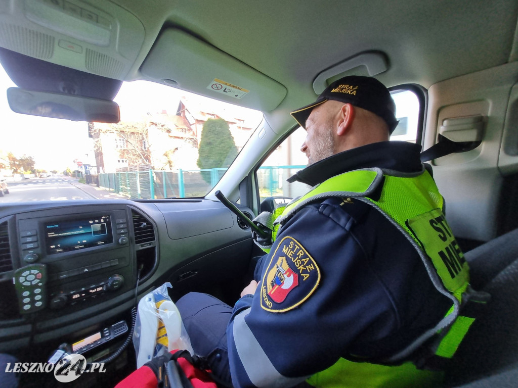 Straż Miejska w Lesznie patroluje pustostany