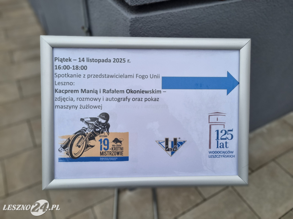 Wystawa żużlowa w Wieży Ciśnień w Lesznie