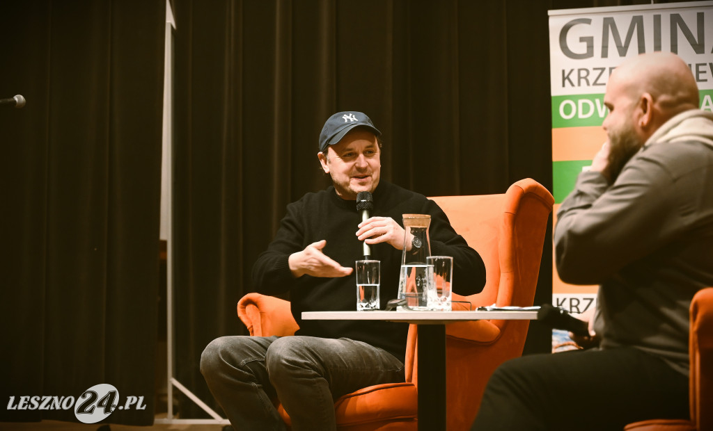 Adam Woronowicz na spotkaniu w Garzynie