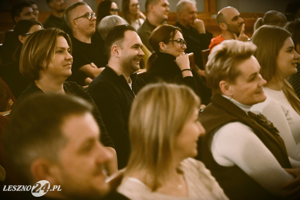 Adam Woronowicz na spotkaniu w Garzynie