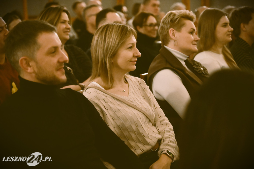 Adam Woronowicz na spotkaniu w Garzynie