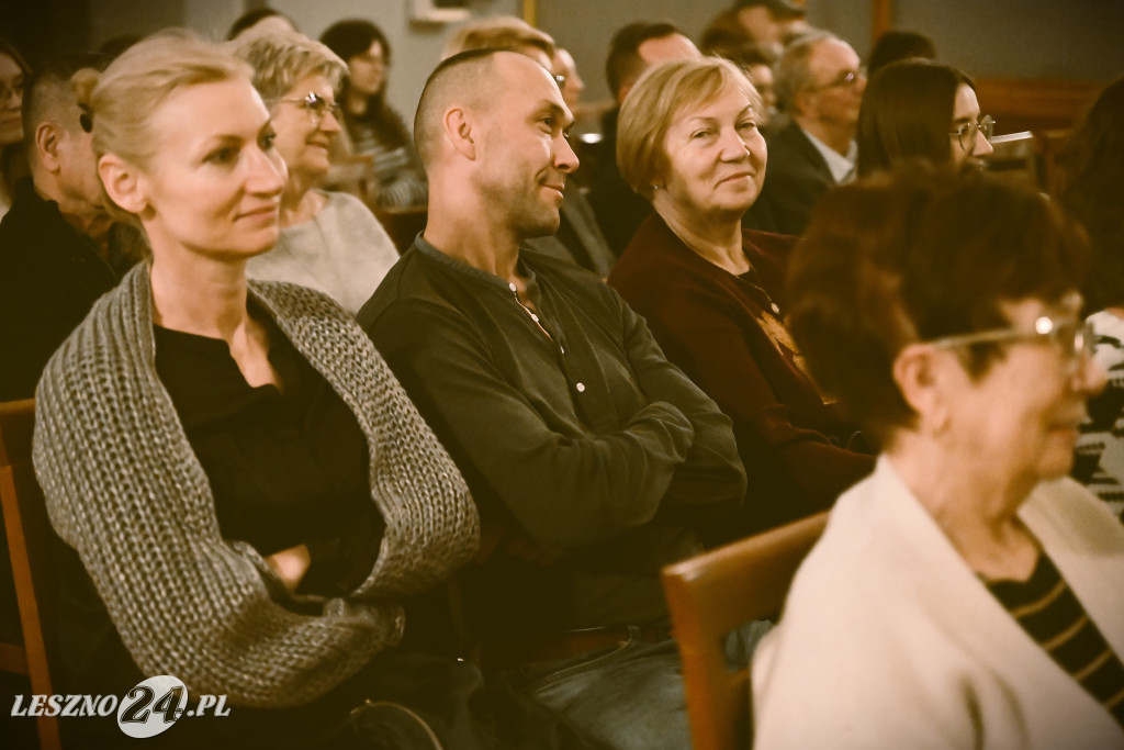 Adam Woronowicz na spotkaniu w Garzynie