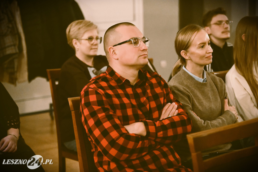 Adam Woronowicz na spotkaniu w Garzynie