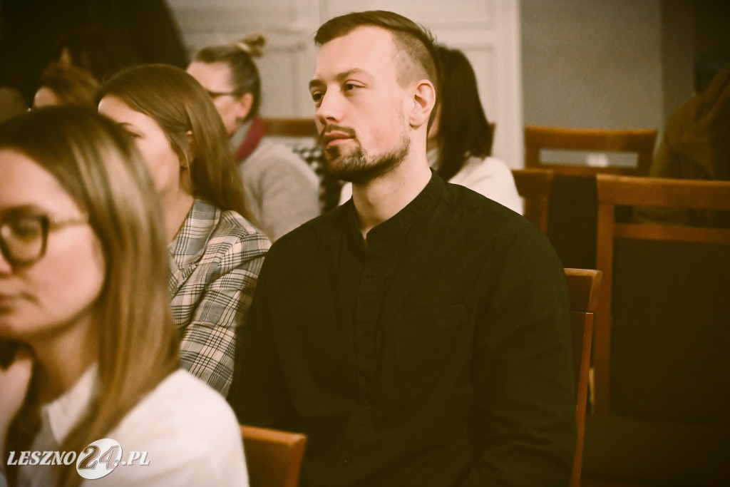 Adam Woronowicz na spotkaniu w Garzynie