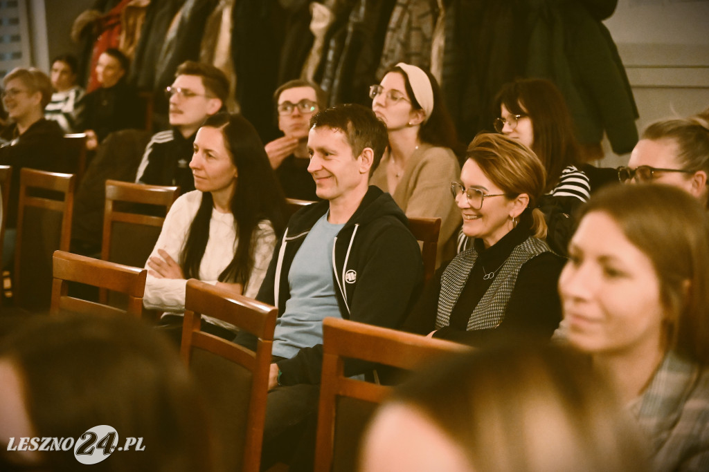 Adam Woronowicz na spotkaniu w Garzynie