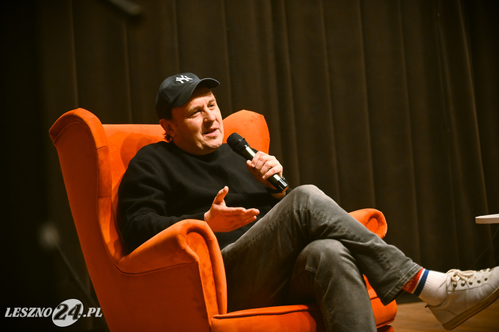 Adam Woronowicz na spotkaniu w Garzynie