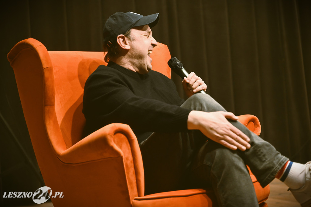 Adam Woronowicz na spotkaniu w Garzynie