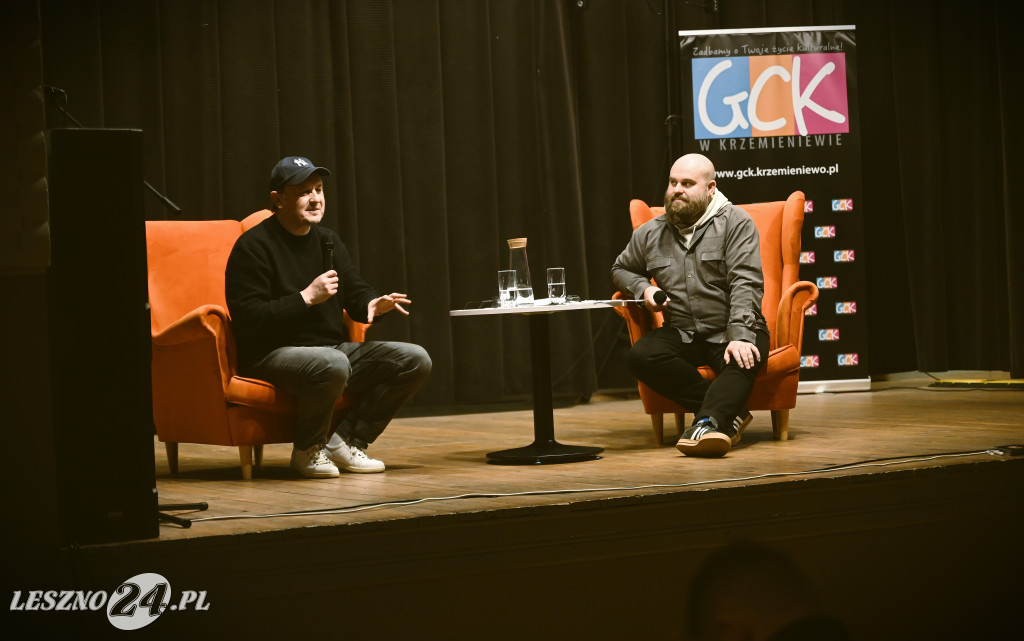 Adam Woronowicz na spotkaniu w Garzynie