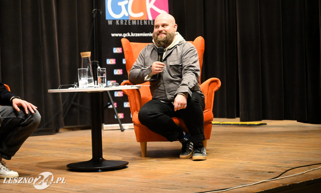 Adam Woronowicz na spotkaniu w Garzynie