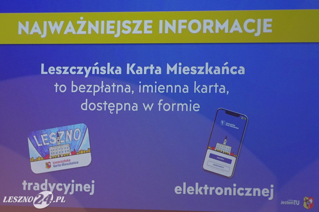 Inauguracja Leszczyńskiej Karty Mieszkańca