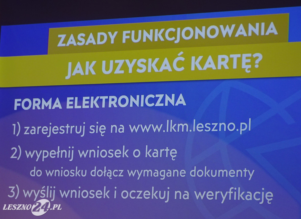 Inauguracja Leszczyńskiej Karty Mieszkańca