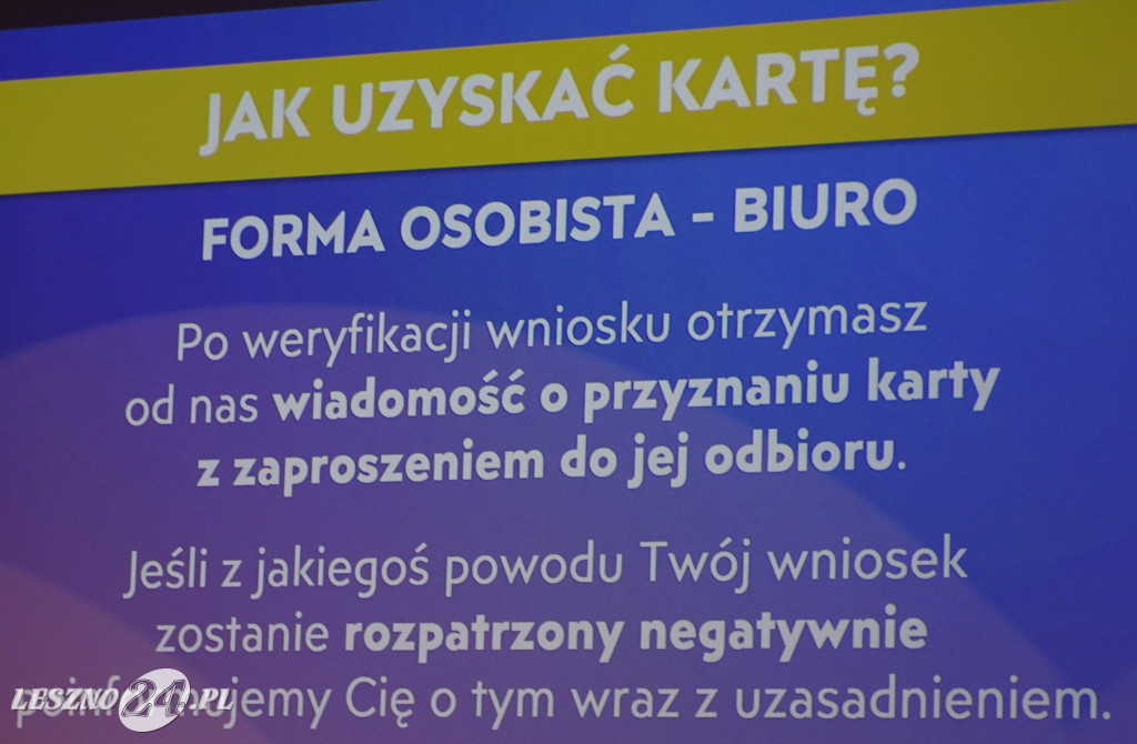 Inauguracja Leszczyńskiej Karty Mieszkańca
