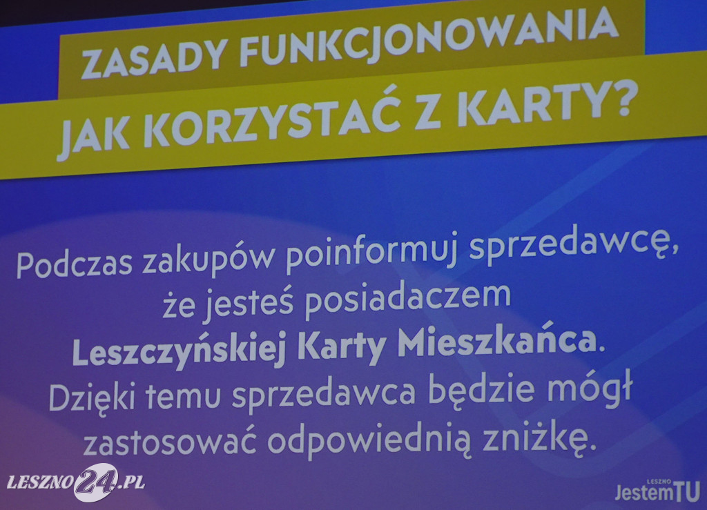 Inauguracja Leszczyńskiej Karty Mieszkańca