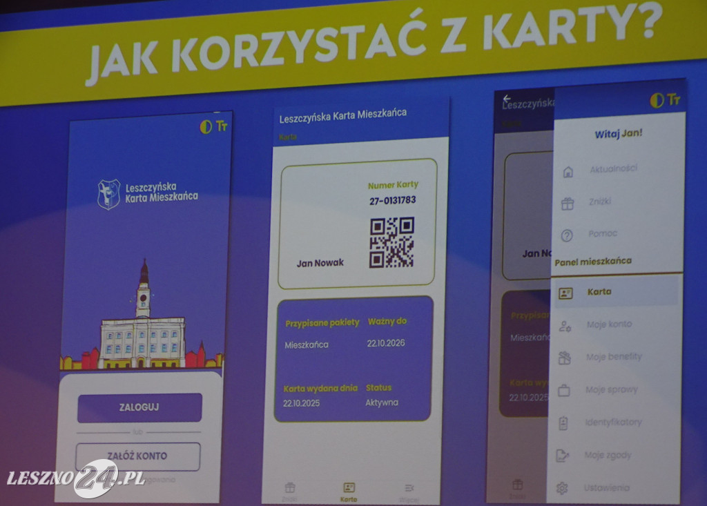 Inauguracja Leszczyńskiej Karty Mieszkańca