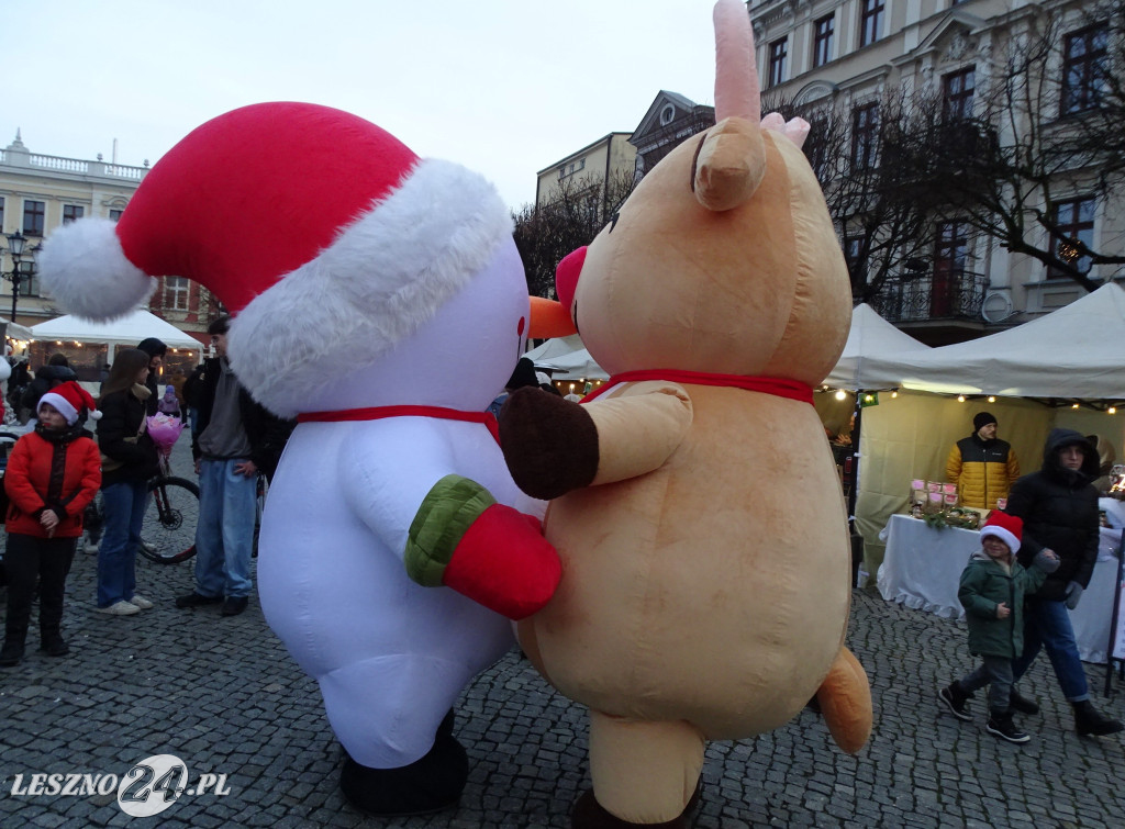 Mikołajki i Jarmark na Rynku w Lesznie
