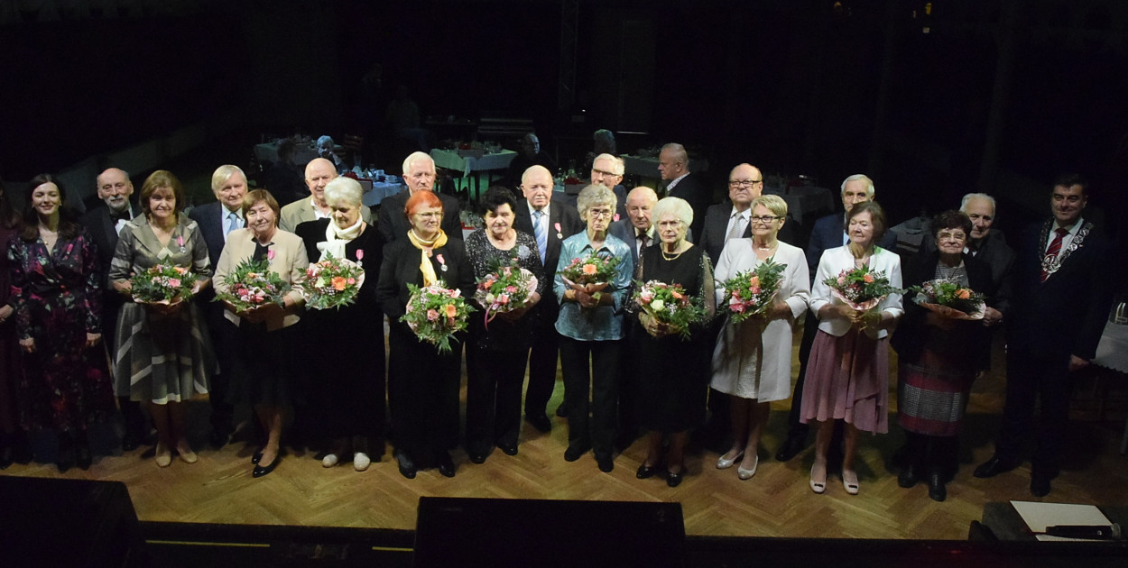 Złote i diamentowe pary u prezydenta