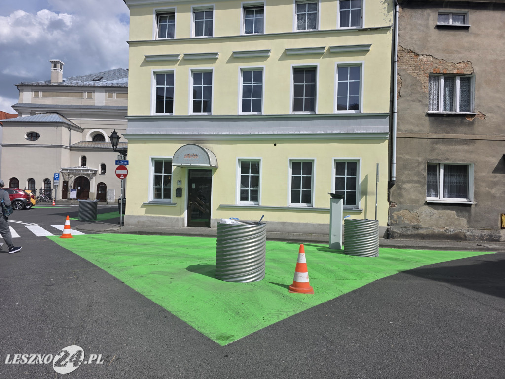 Zmiany na Placu Powstańców w Lesznie