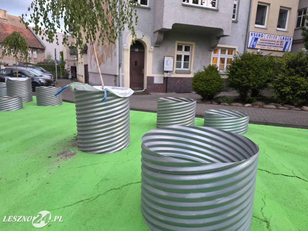 Zmiany na Placu Powstańców w Lesznie