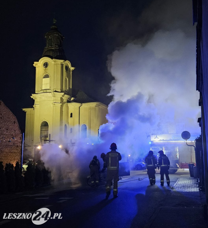 W Rydzynie doszczętnie spalił się samochód
