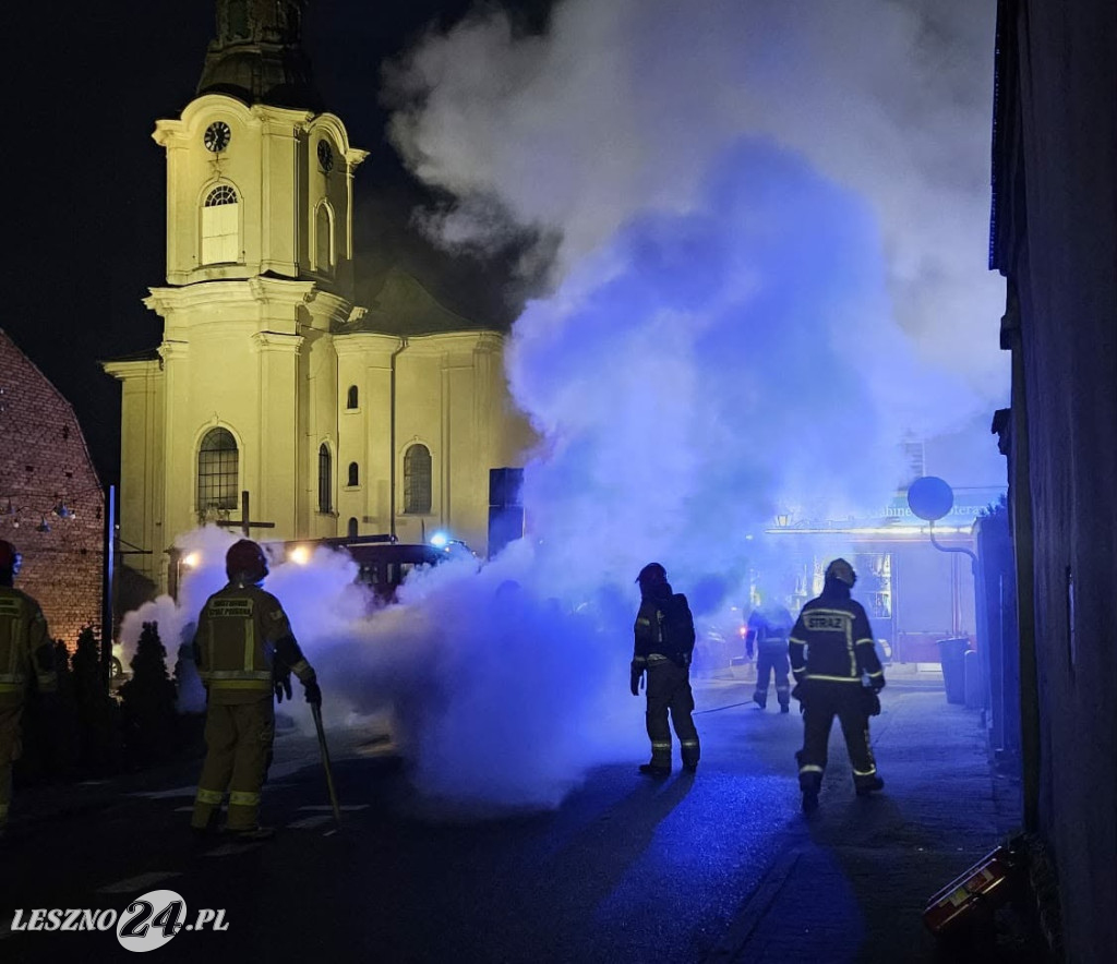 W Rydzynie doszczętnie spalił się samochód