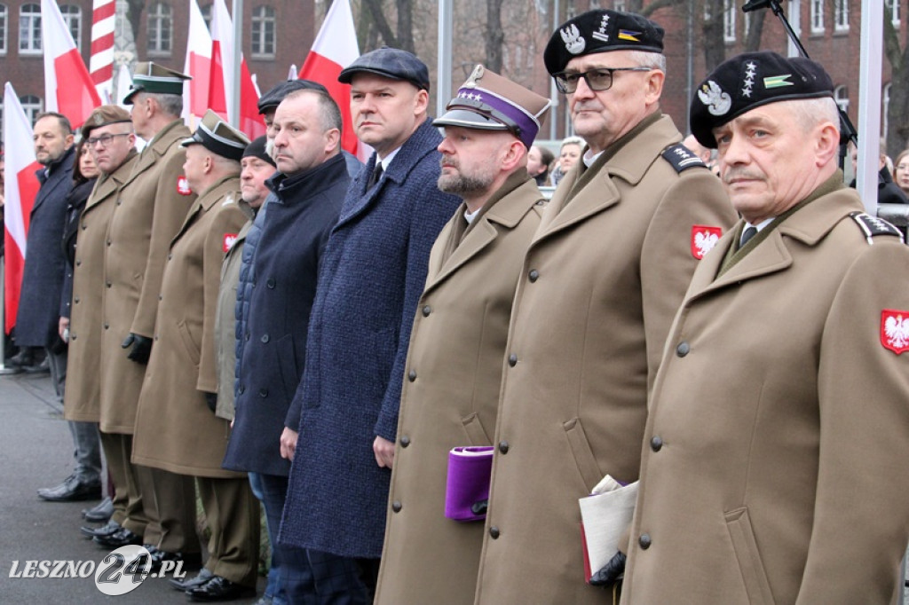 Przysięga żołnierzy dobrowolnej służby w Lesznie