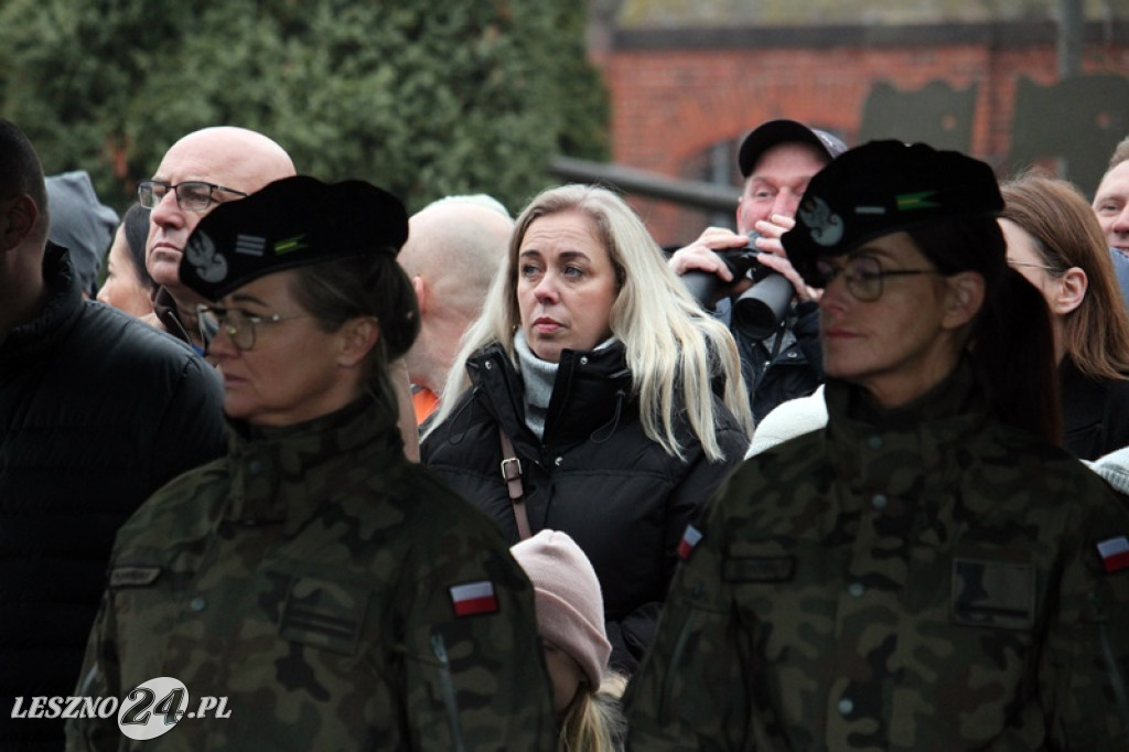 Przysięga żołnierzy dobrowolnej służby w Lesznie