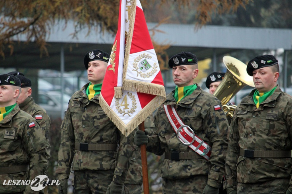 Przysięga żołnierzy dobrowolnej służby w Lesznie