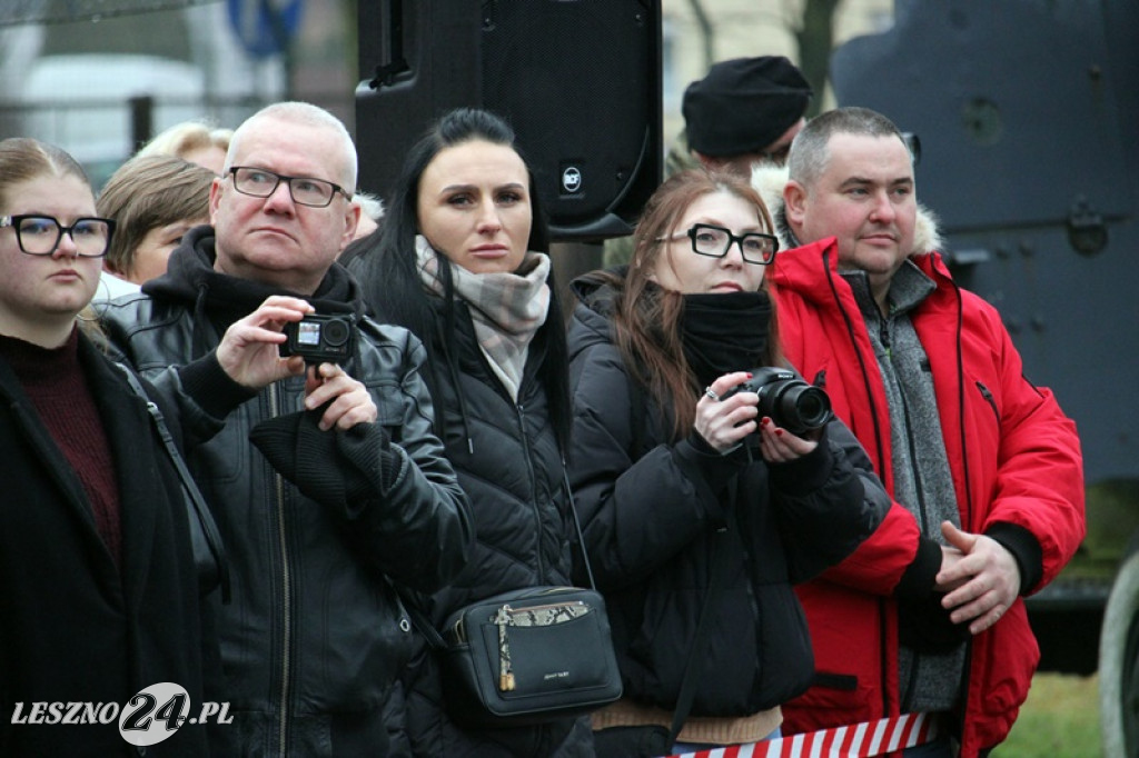 Przysięga żołnierzy dobrowolnej służby w Lesznie
