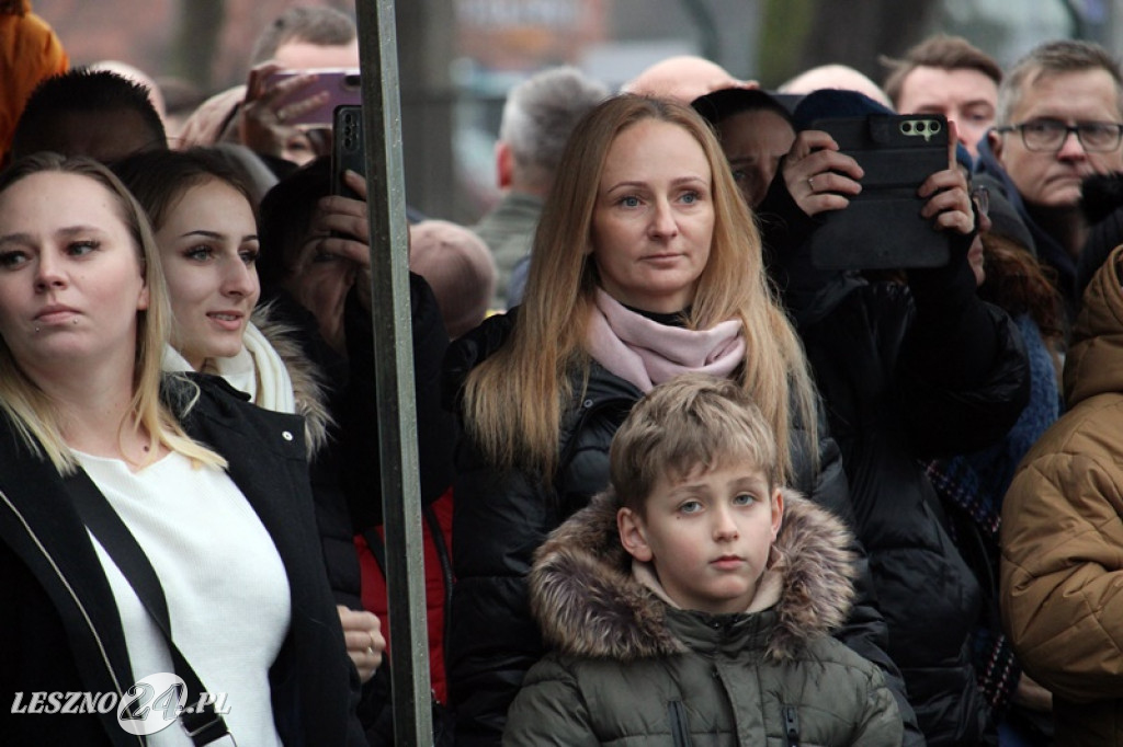 Przysięga żołnierzy dobrowolnej służby w Lesznie