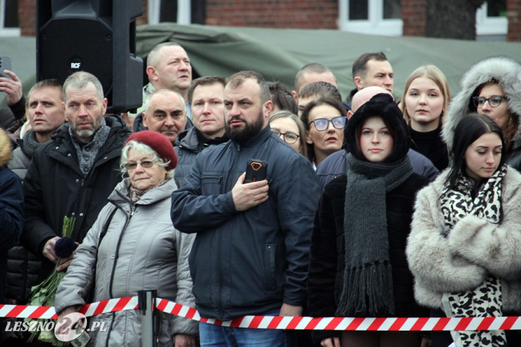 Przysięga żołnierzy dobrowolnej służby w Lesznie