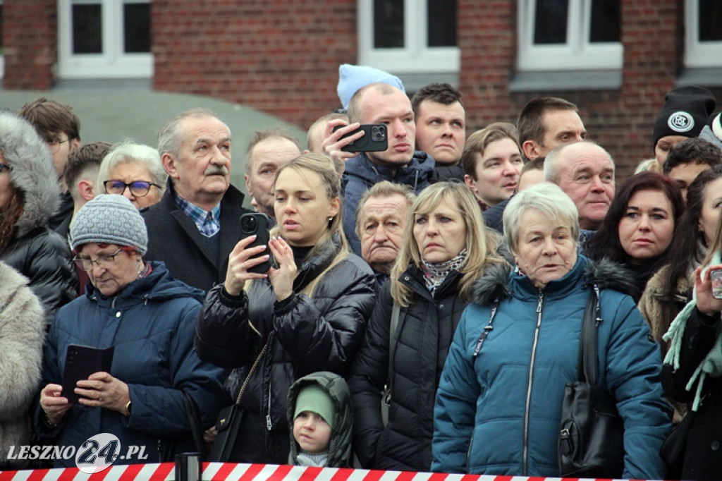 Przysięga żołnierzy dobrowolnej służby w Lesznie