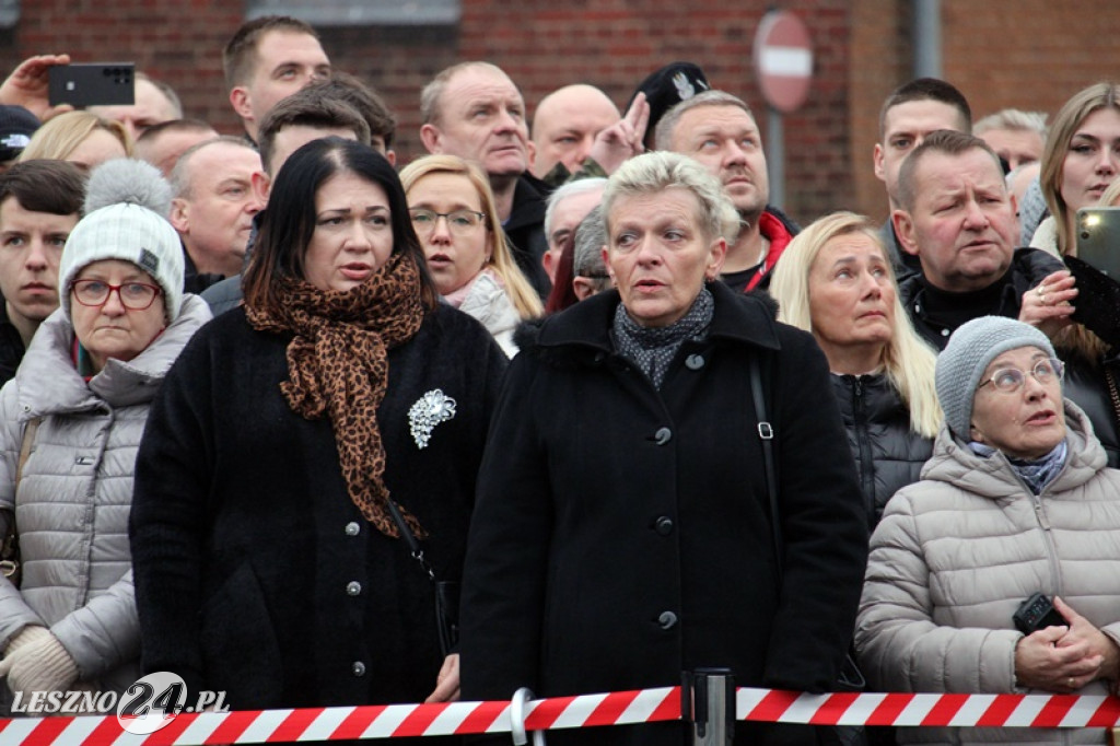 Przysięga żołnierzy dobrowolnej służby w Lesznie