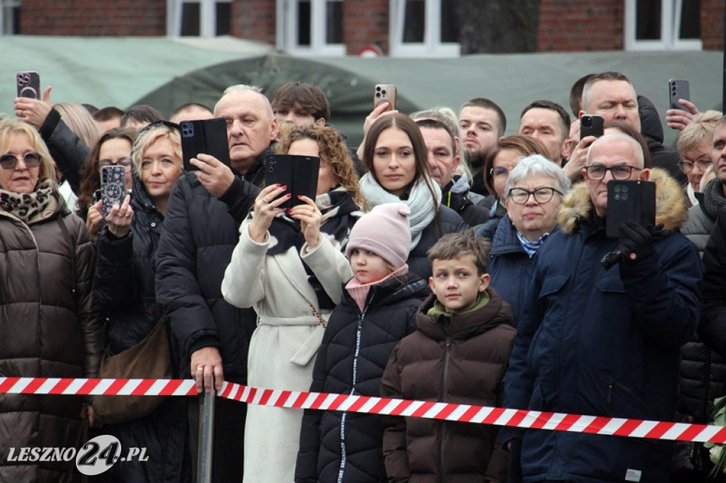 Przysięga żołnierzy dobrowolnej służby w Lesznie