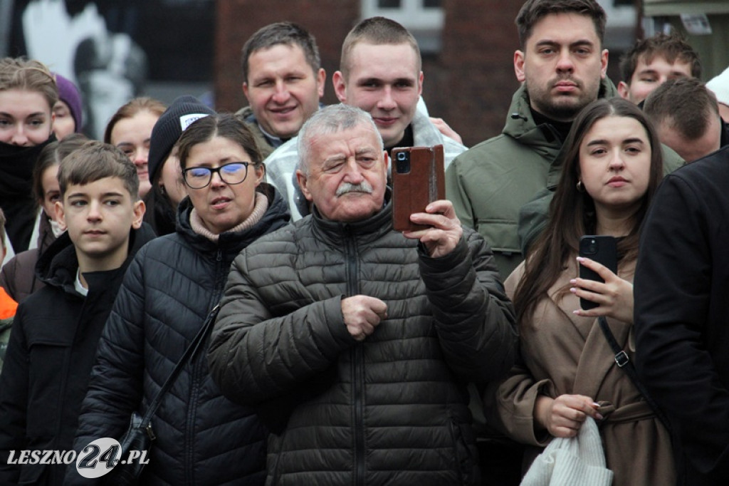 Przysięga żołnierzy dobrowolnej służby w Lesznie