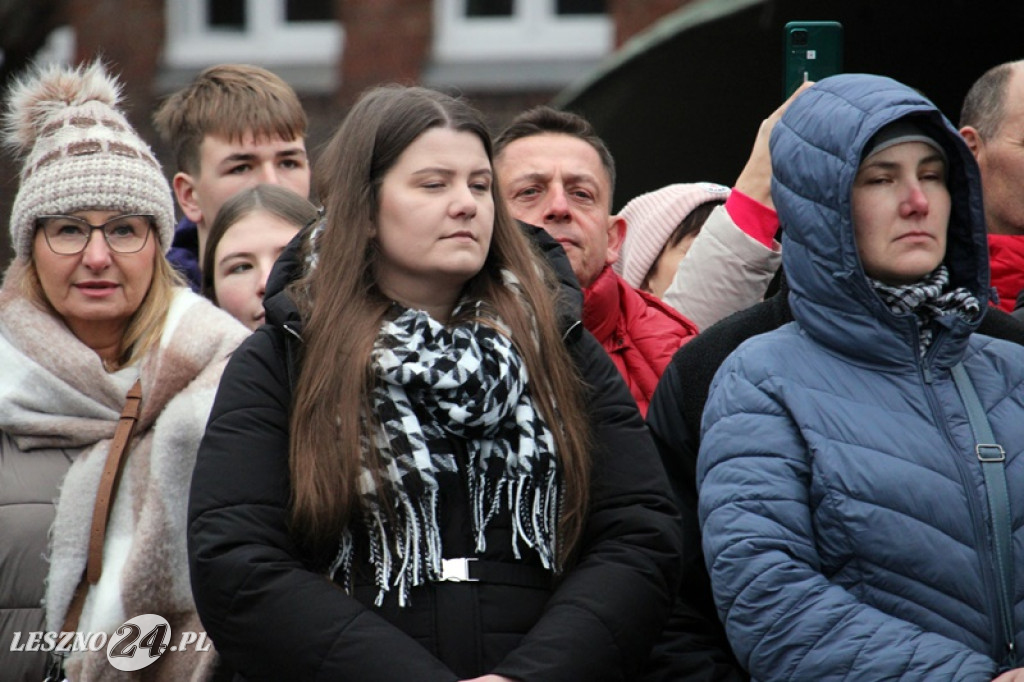 Przysięga żołnierzy dobrowolnej służby w Lesznie